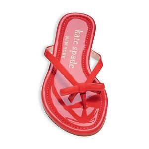 Kate Spade of New York Petit Slip-On Leather Sandals Coral Rose size 6.5